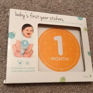 Baby’s  first year stickers